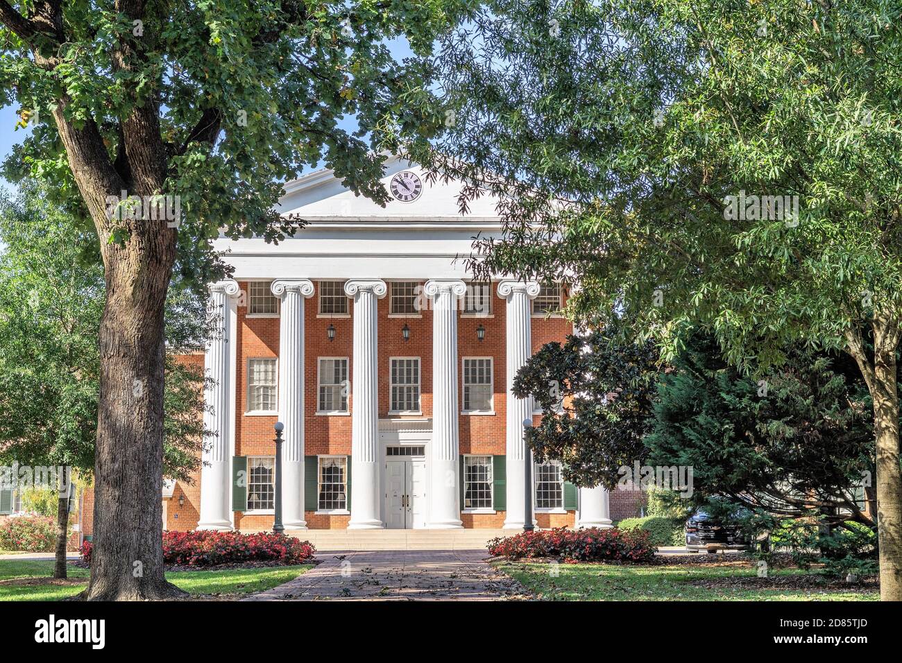 University of Mississippi Lyceum at Ole Miss completed in 1848 and used as a Civil War Hospital, Oxford, Mississippi, USA Stock Photo