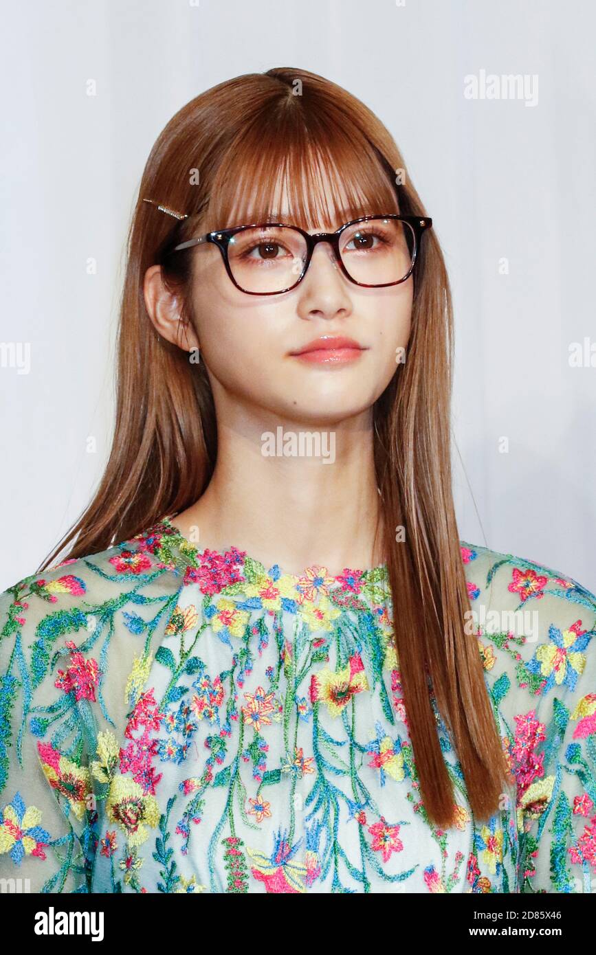 October 27, 2020, Tokyo, Japan Japanese model Meru Nukumi attends the