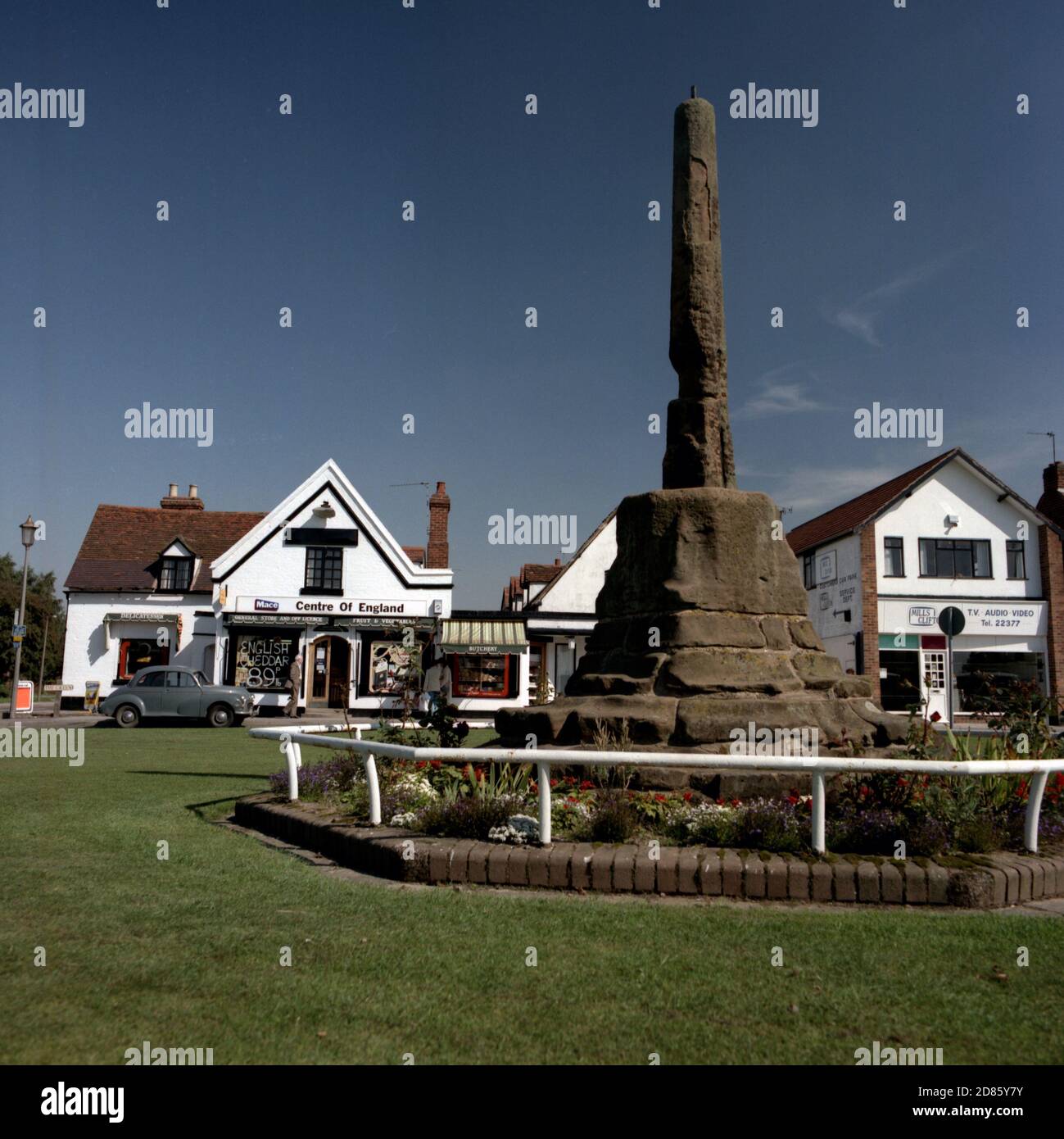 The Historical Meriden Cross Solihull Stock Photo Alamy