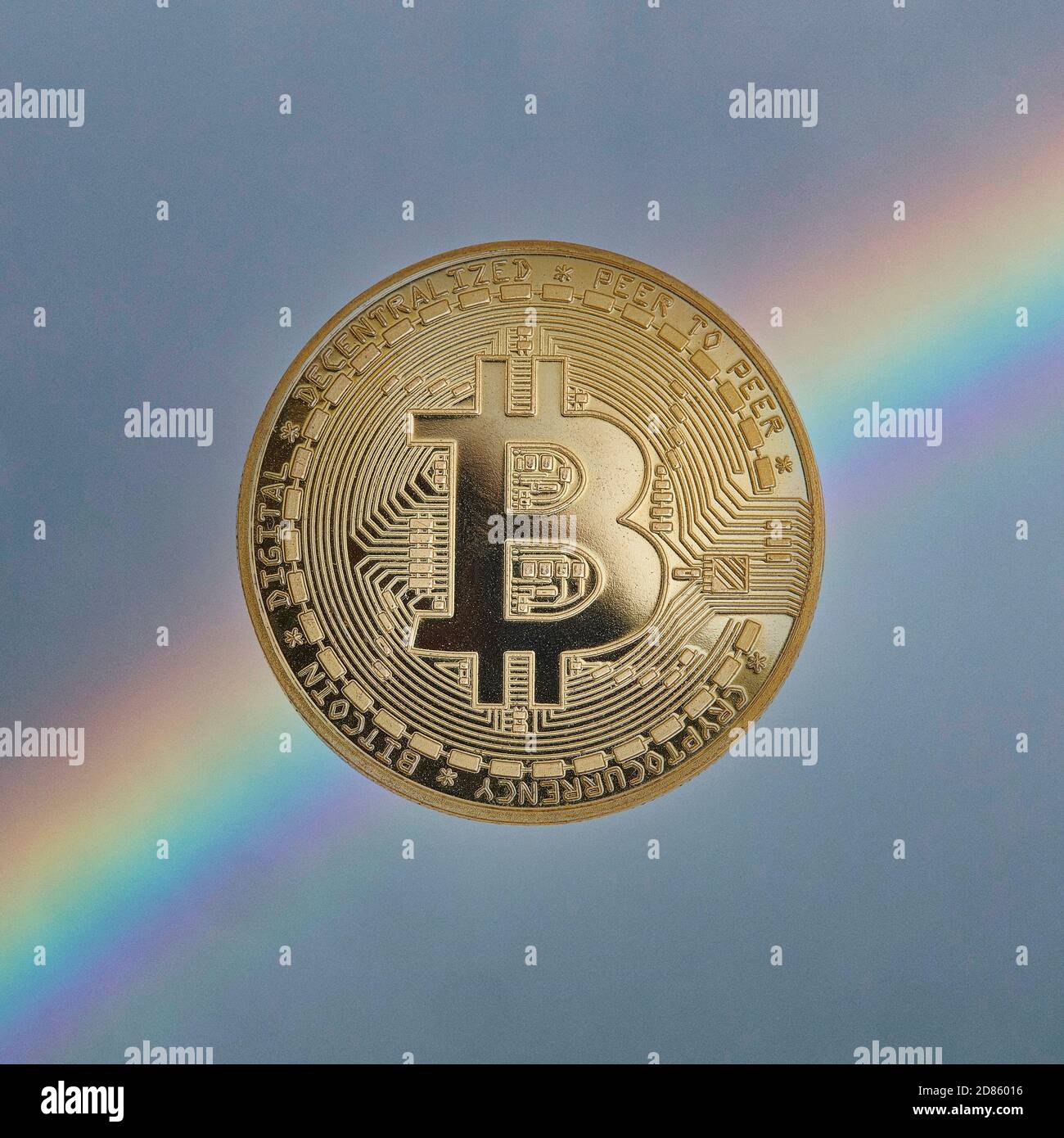 Blue sky bitcoin hi-res stock photography and images - Alamy