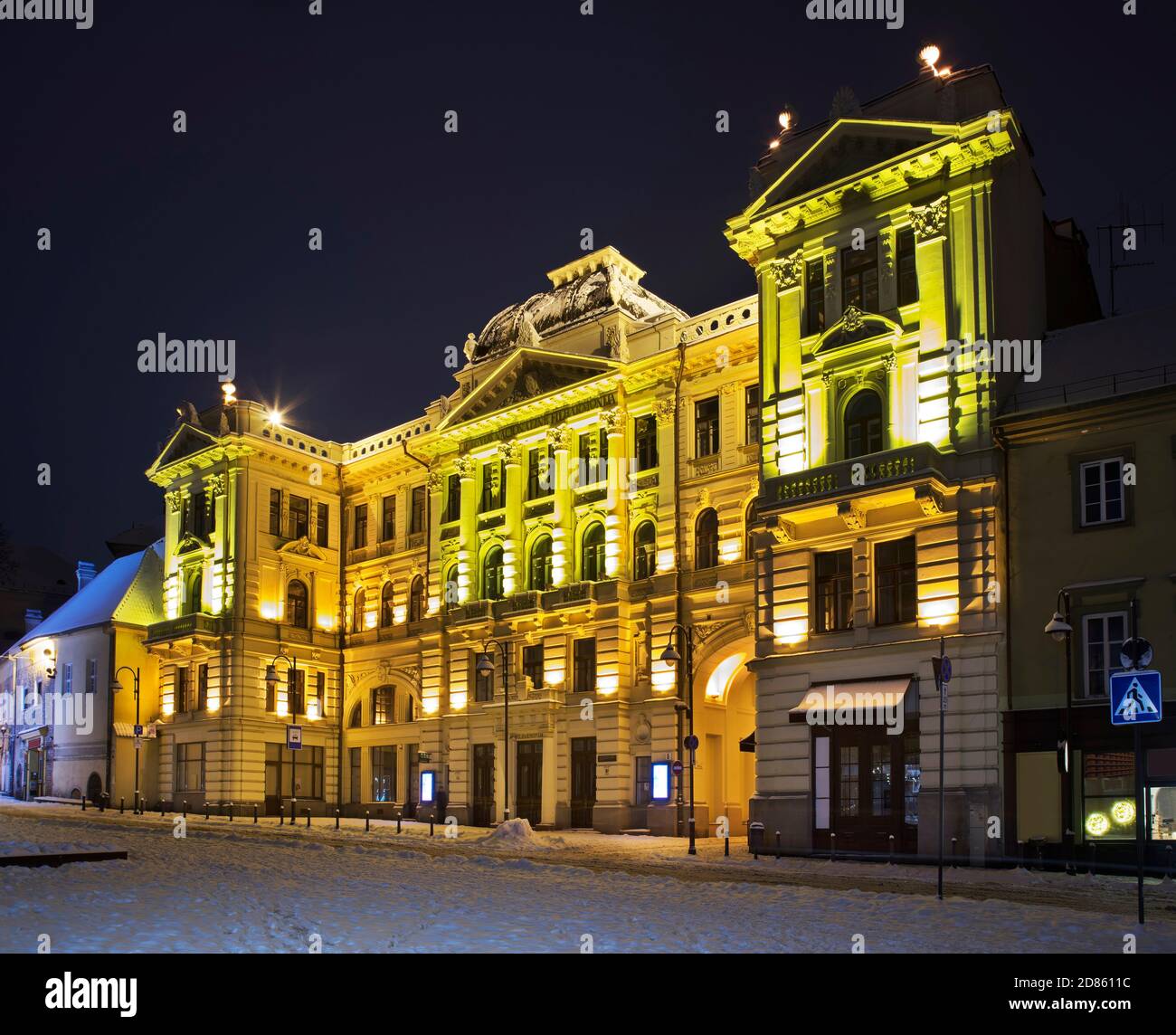 Lithuanian national philharmonic society in Vilnius. Lithuania Stock Photo