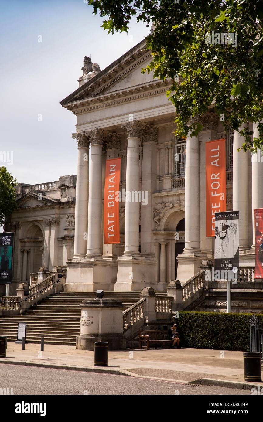 UK, London, Millbank, Tate Britain art gallery Stock Photo
