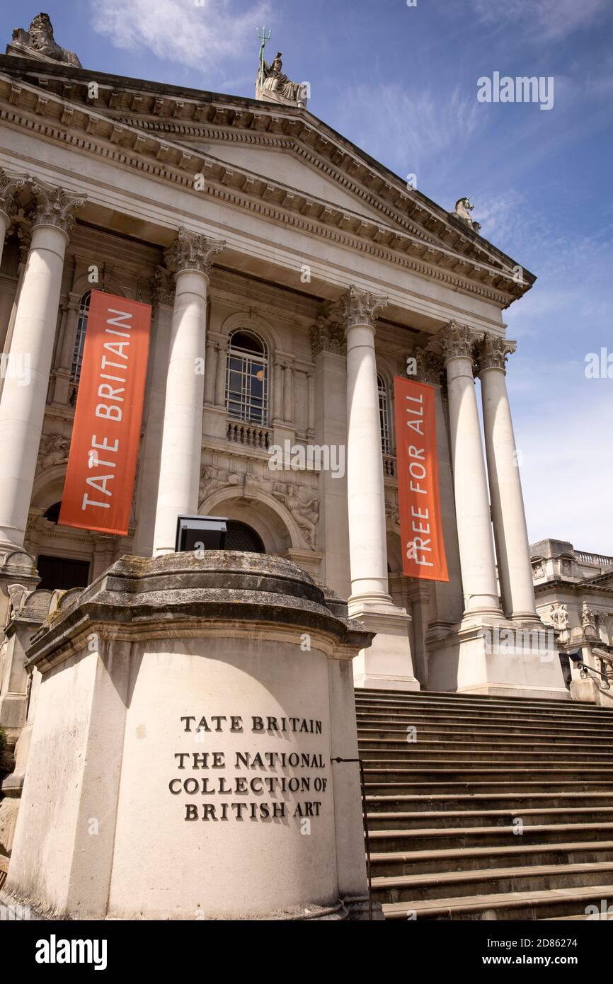 UK, London, Millbank, Tate Britain art gallery Stock Photo