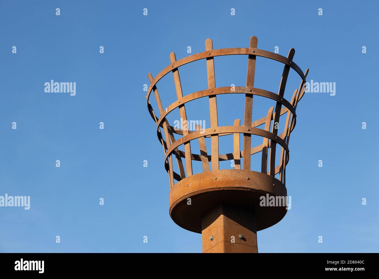 Diamond Jubilee Beacon at Castle Hill Almondbury, near Huddersfield