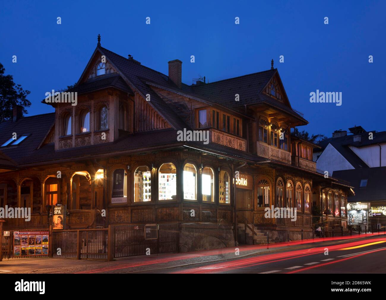 Krupowki street in Zakopane. Poland Stock Photo