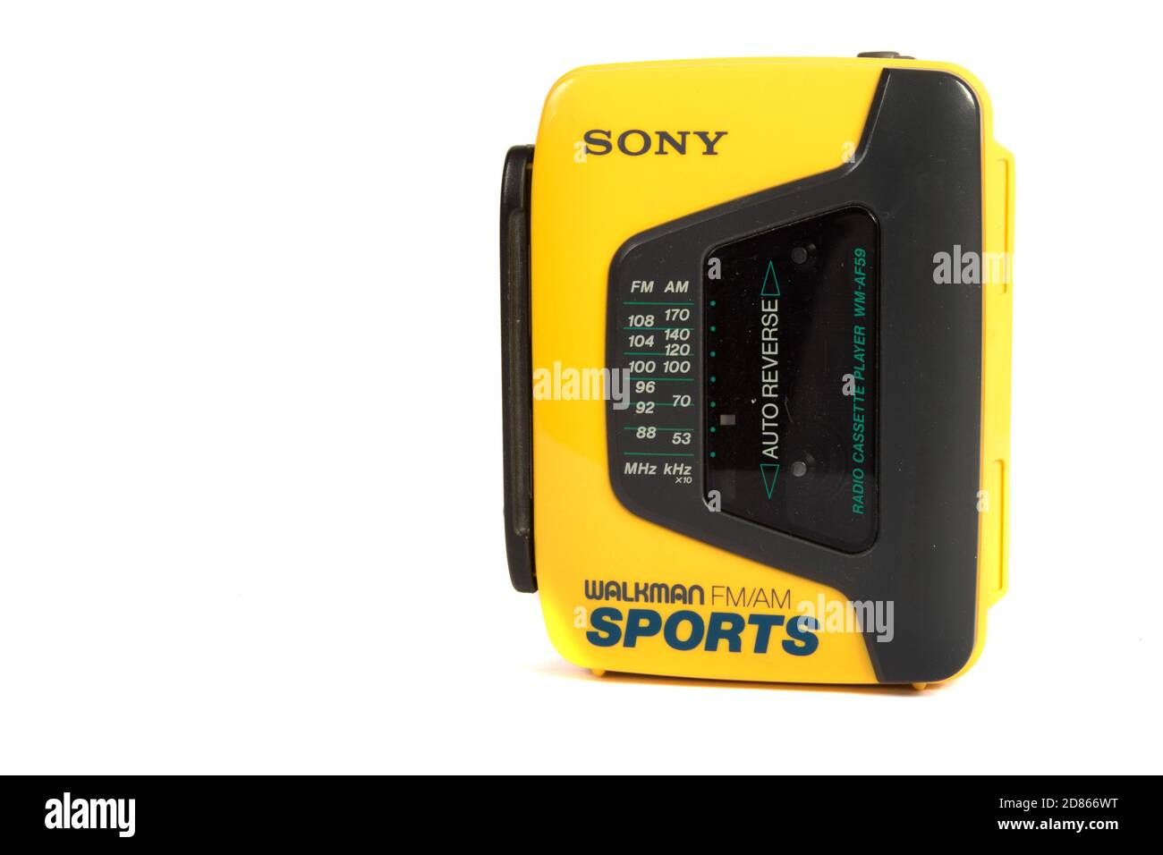 London, 10/10/2017:-Sony Walkman retro personal cassette player isolated on  white background Stock Photo - Alamy