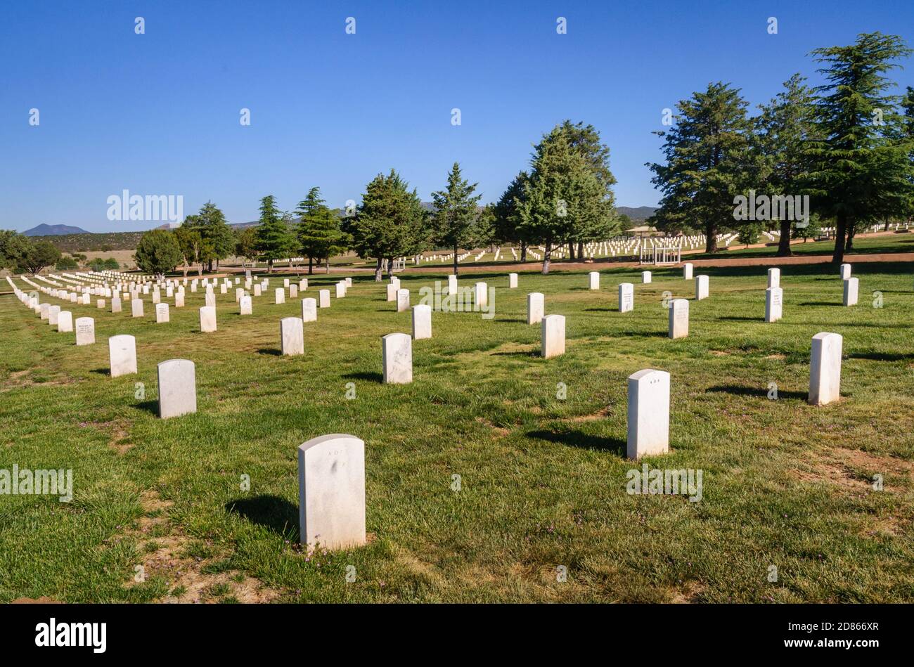 Fort Bayard National Cemetery Stock Photo Alamy
