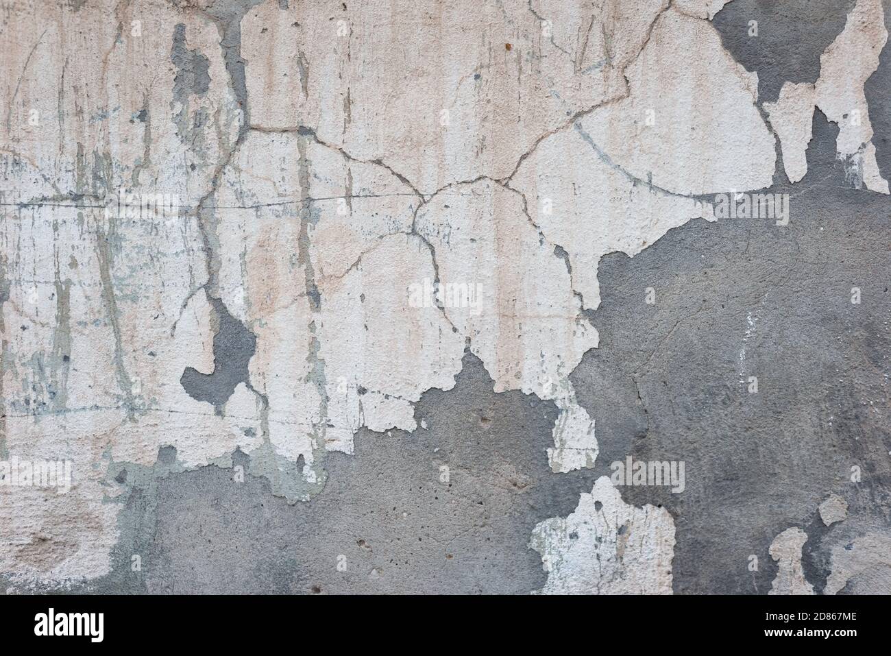 texture of street decorative plaster with cracks, warm shades black and  white cracked floor texture Stock Photo - Alamy