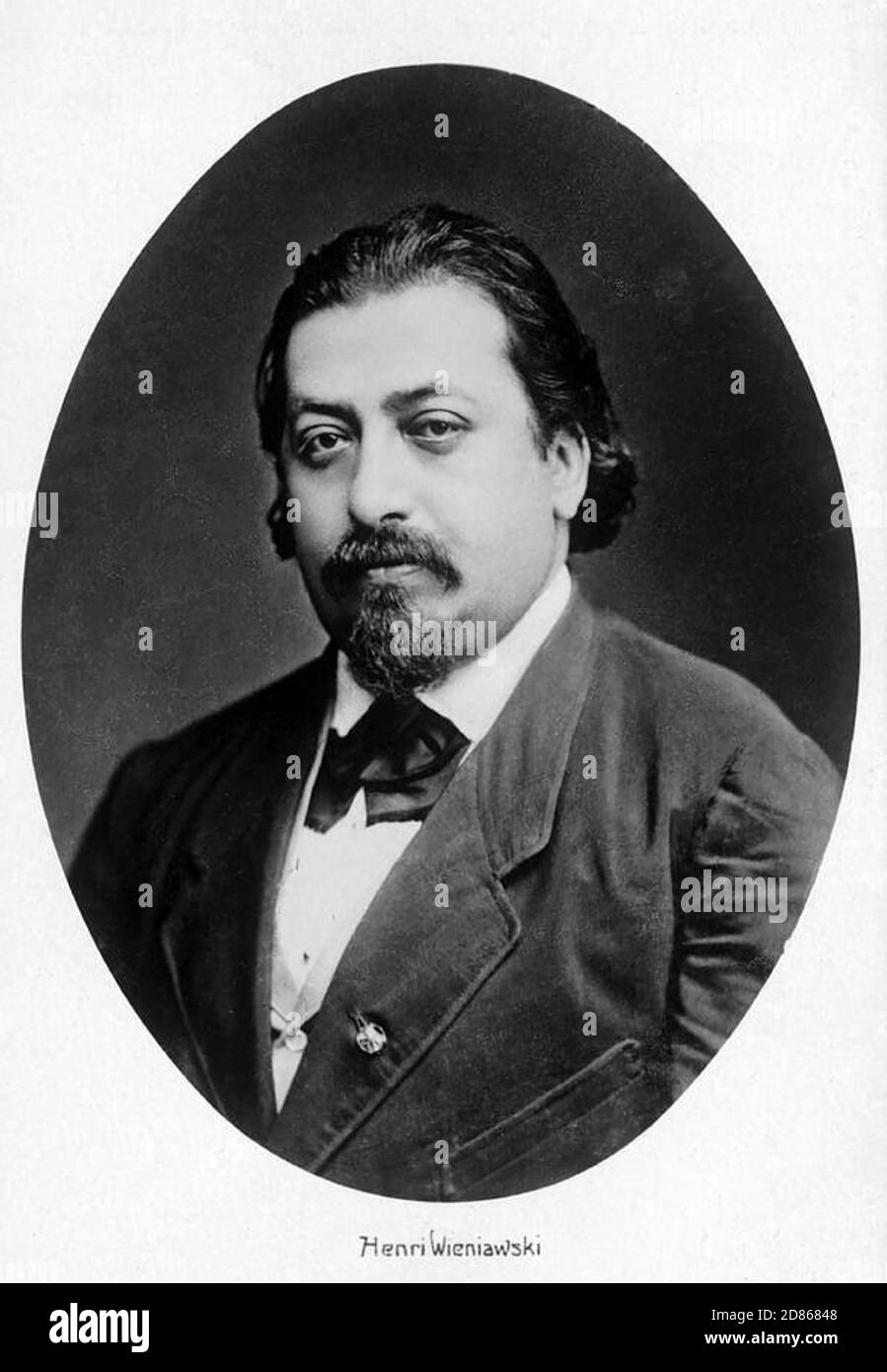 HENRYK WIENIAWSKI (1835-1880) Polish composer and violinist Stock Photo