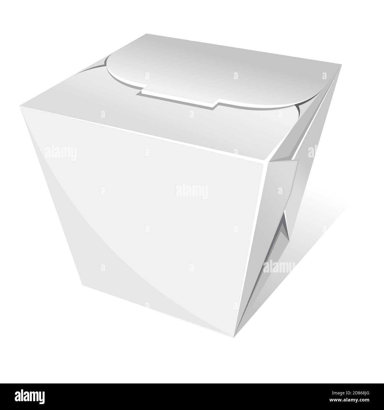 Vector noodle box Stock Vector