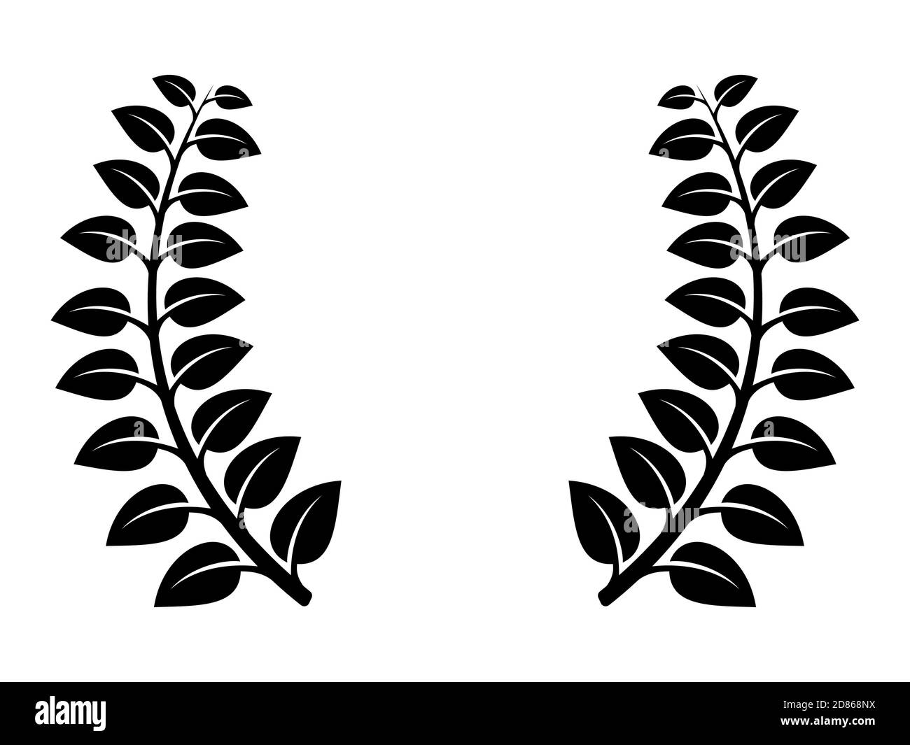 Floral background circle element Black and White Stock Photos & Images ...