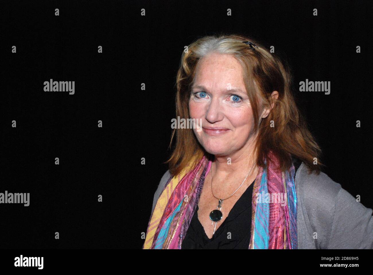 Louise Jameson, English TV, Film, Theatre Actress, Director, Known for Dr Who Doctor Who Tenko, EastEnders, Bergerac. Here Behind Scenes at Face Value Stock Photo