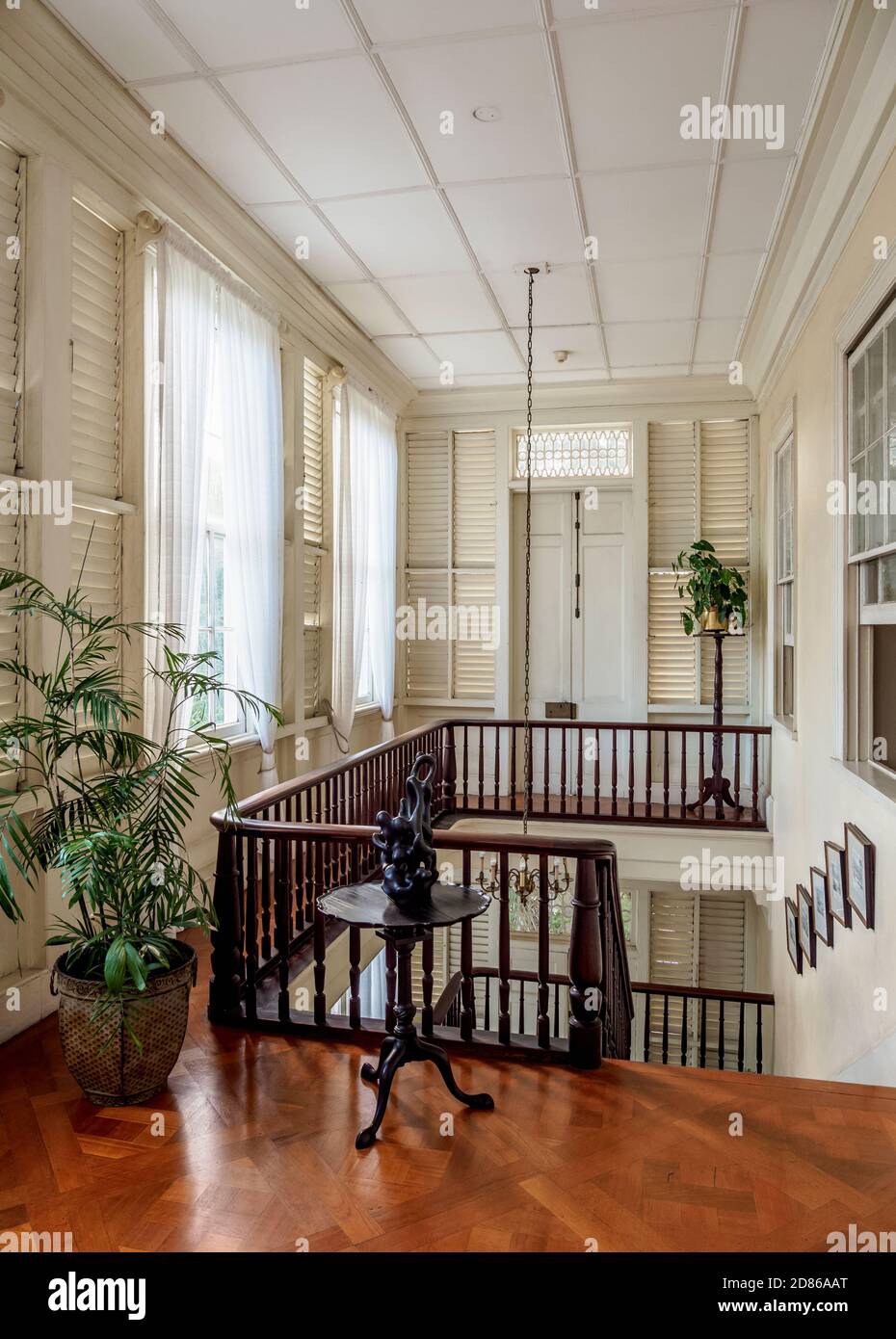 Devon House, interior, Kingston, Saint Andrew Parish, Jamaica Stock