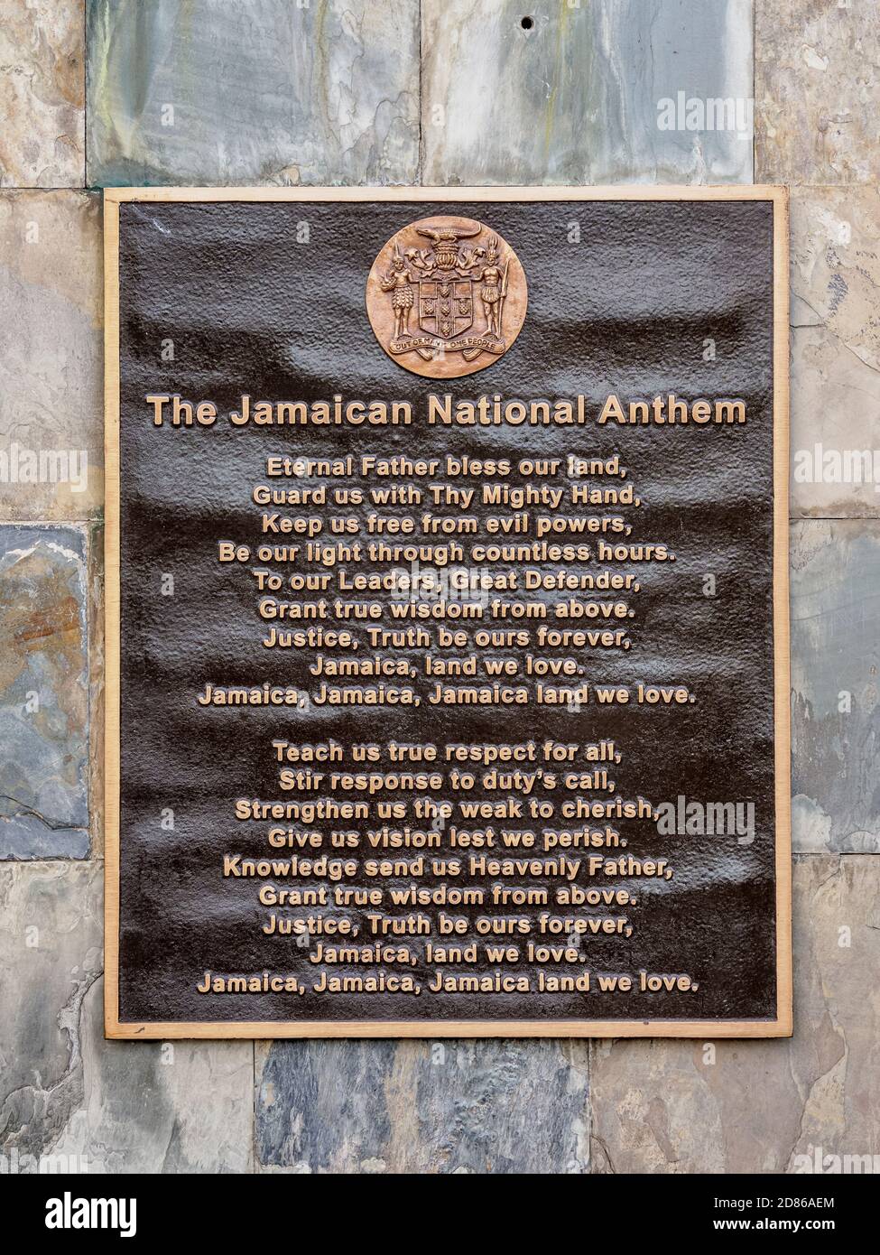 The Jamaican National Anthem, Emancipation Park, Kingston, Saint Andrew