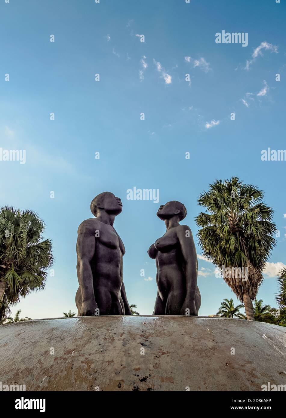 Redemption Song Sculpture by Laura Facey, Emancipation Park, Kingston, Saint Andrew Parish