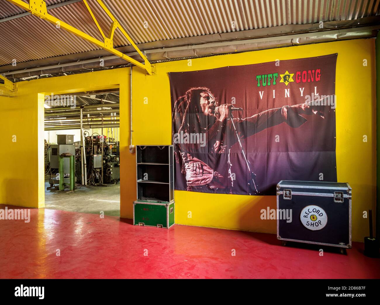 Vinyl Records Pressing Plant, Tuff Gong Recording Studios, Kingston