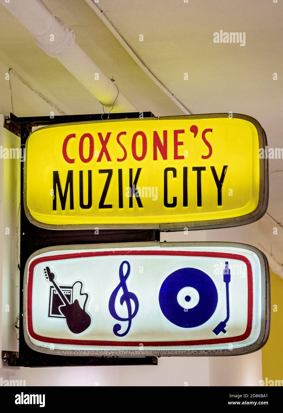 National Gallery of Jamaica, interior, exhibition about Jamaican music