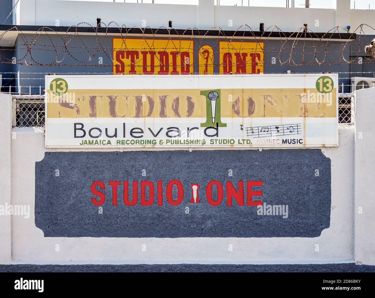 Studio One Recording Studio, detailed view, Kingston, Saint Andrew