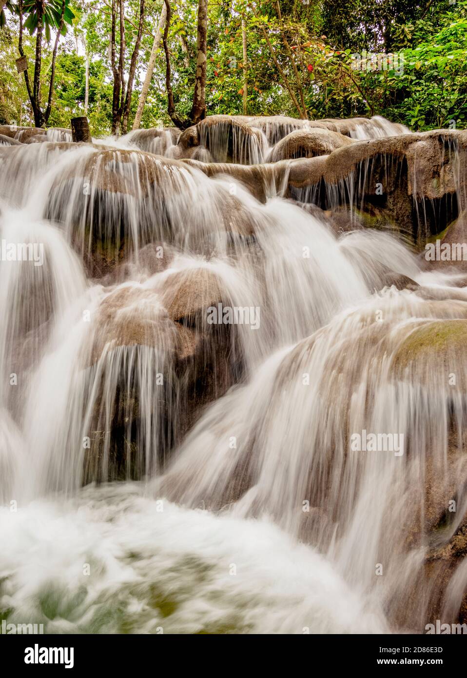 Dunn's River Falls, Ocho Rios, Saint Ann Parish, Jamaica Stock Photo