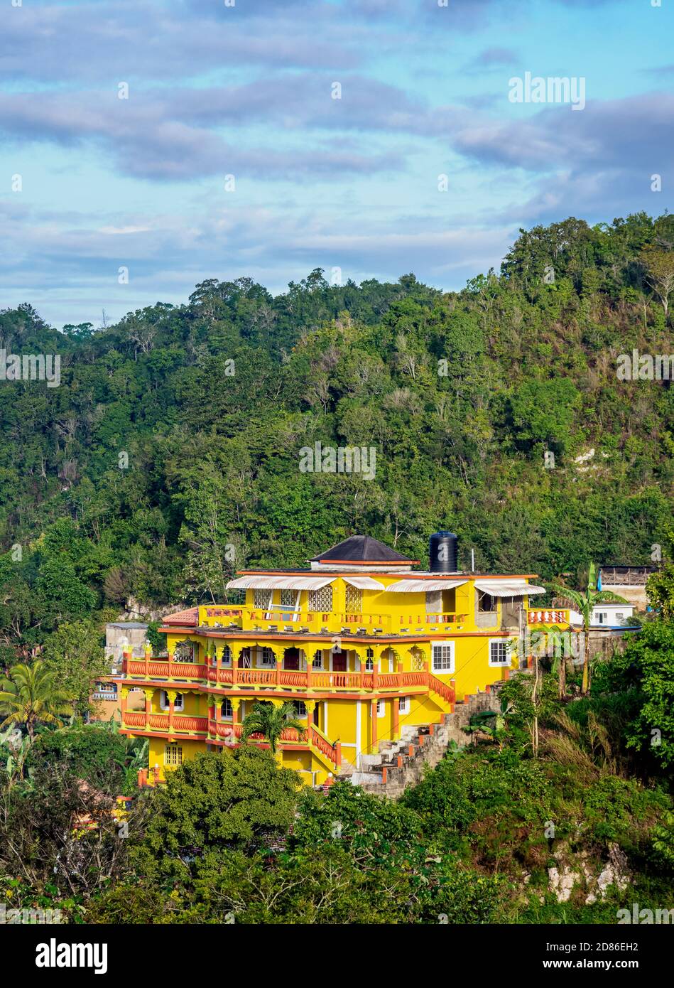 Nine Mile, Bob Marley's birthplace, elevated view, Saint Ann Parish
