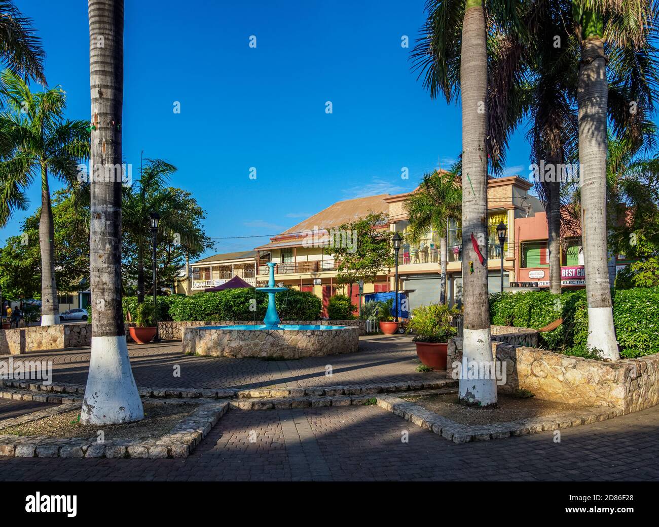 Water Square, Falmouth, Trelawny Parish, Jamaica Stock Photo Alamy