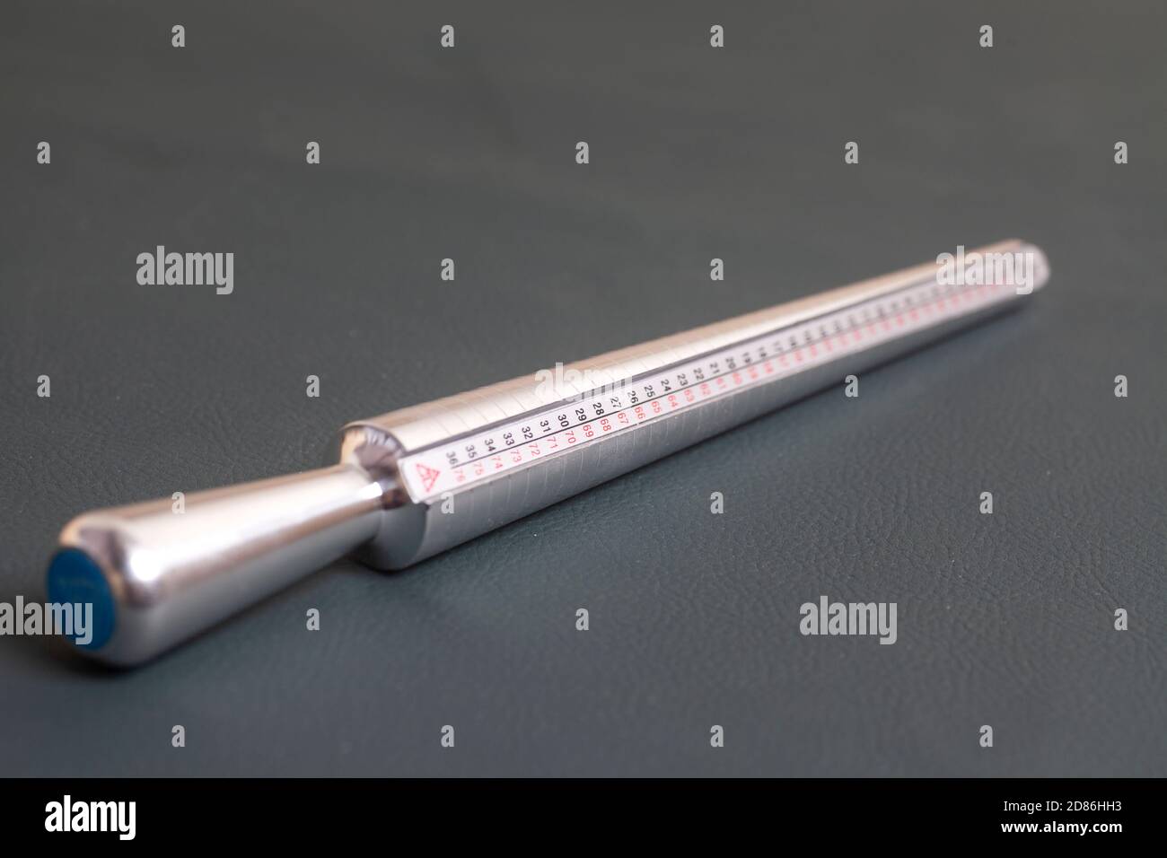 Ring sizer mandrel jeweler tool Stock Photo Alamy