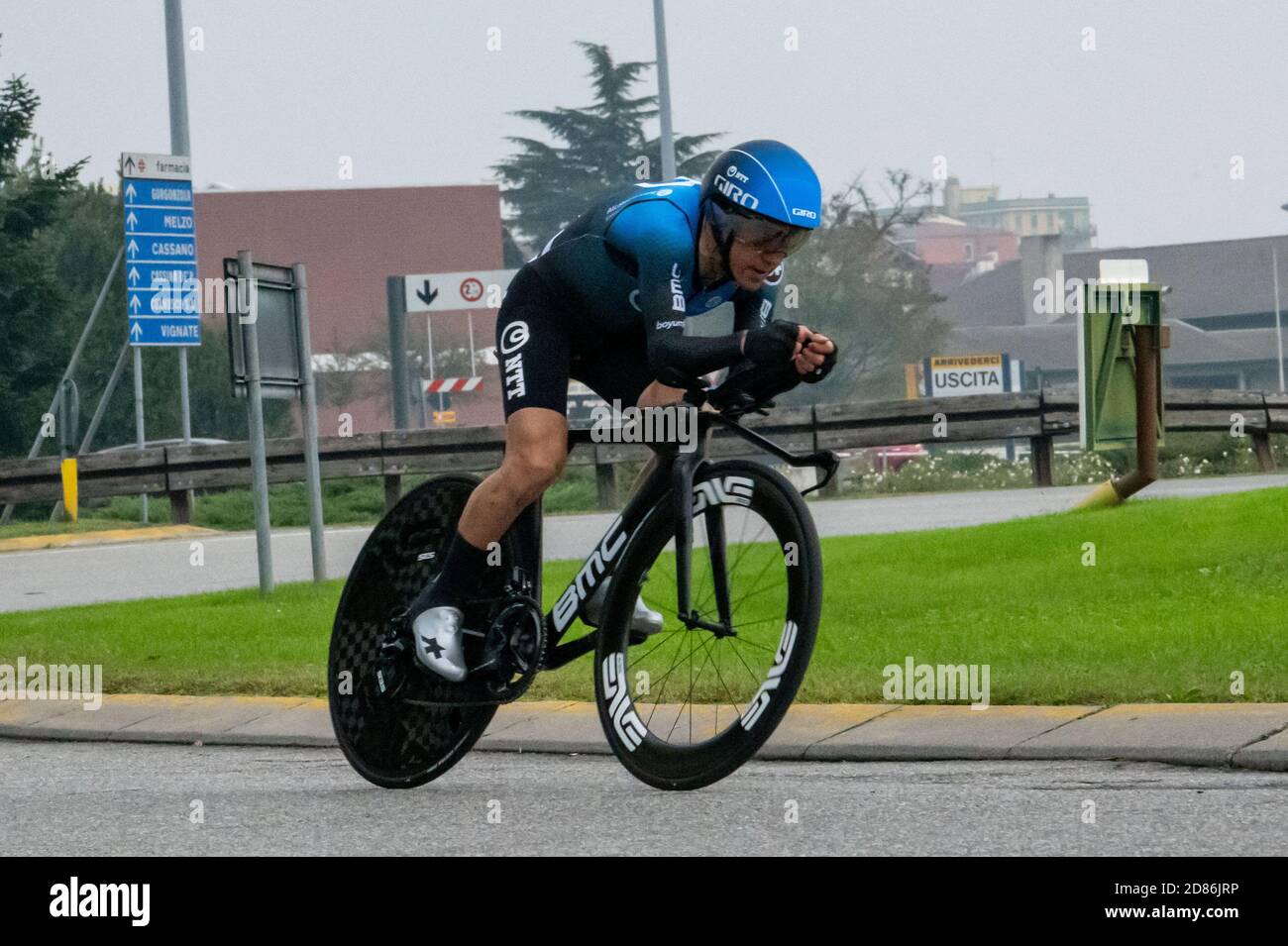 Domenico Pozzovivo, NTT Pro Cycling Team during Cernusco sul Naviglio - Milano, Giro d'Italia, cernusco sul naviglio, Italy, 25 Oct 2020 Credit: LM/Si Stock Photo