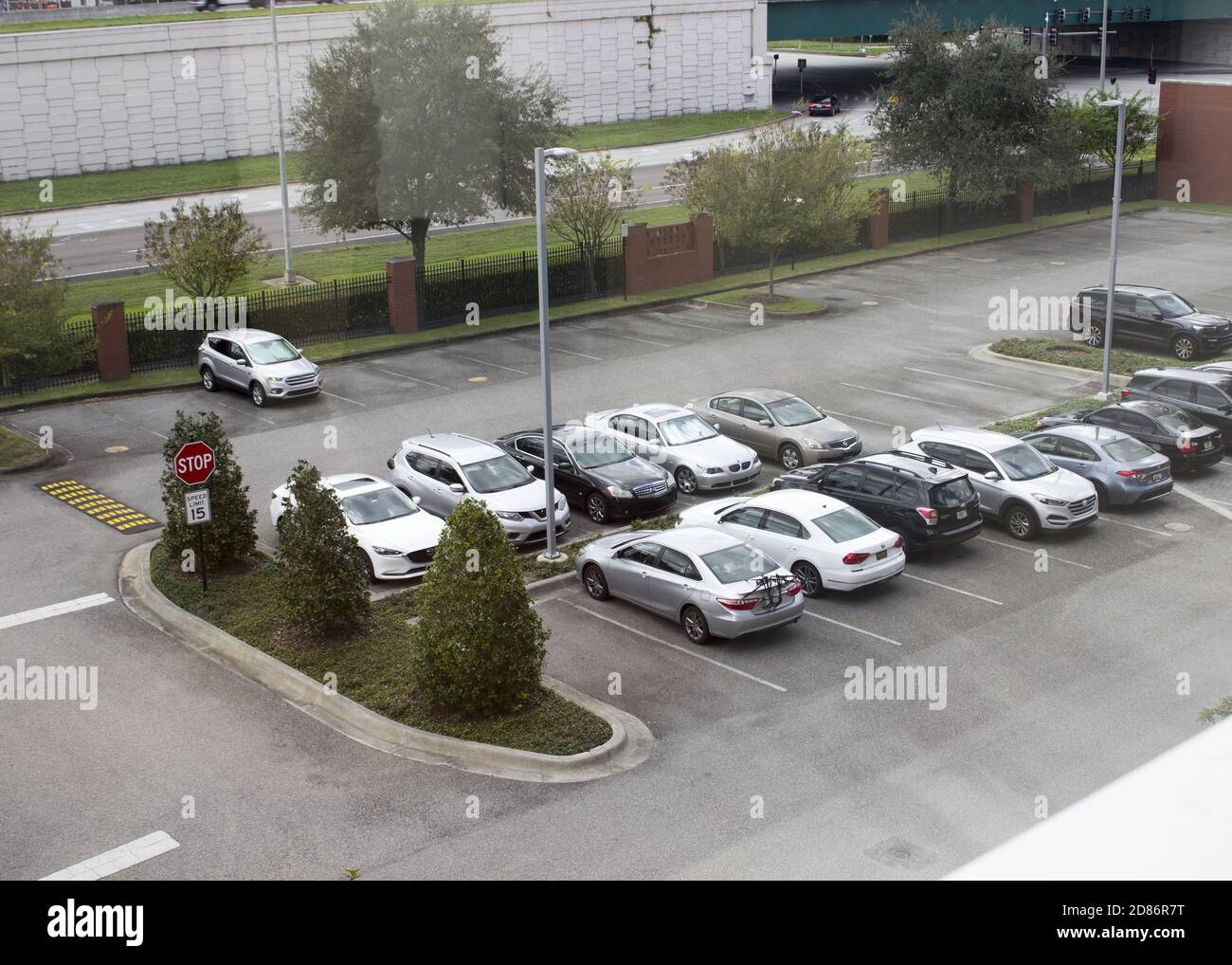 Residential parking lot cars hi-res stock photography and images - Alamy
