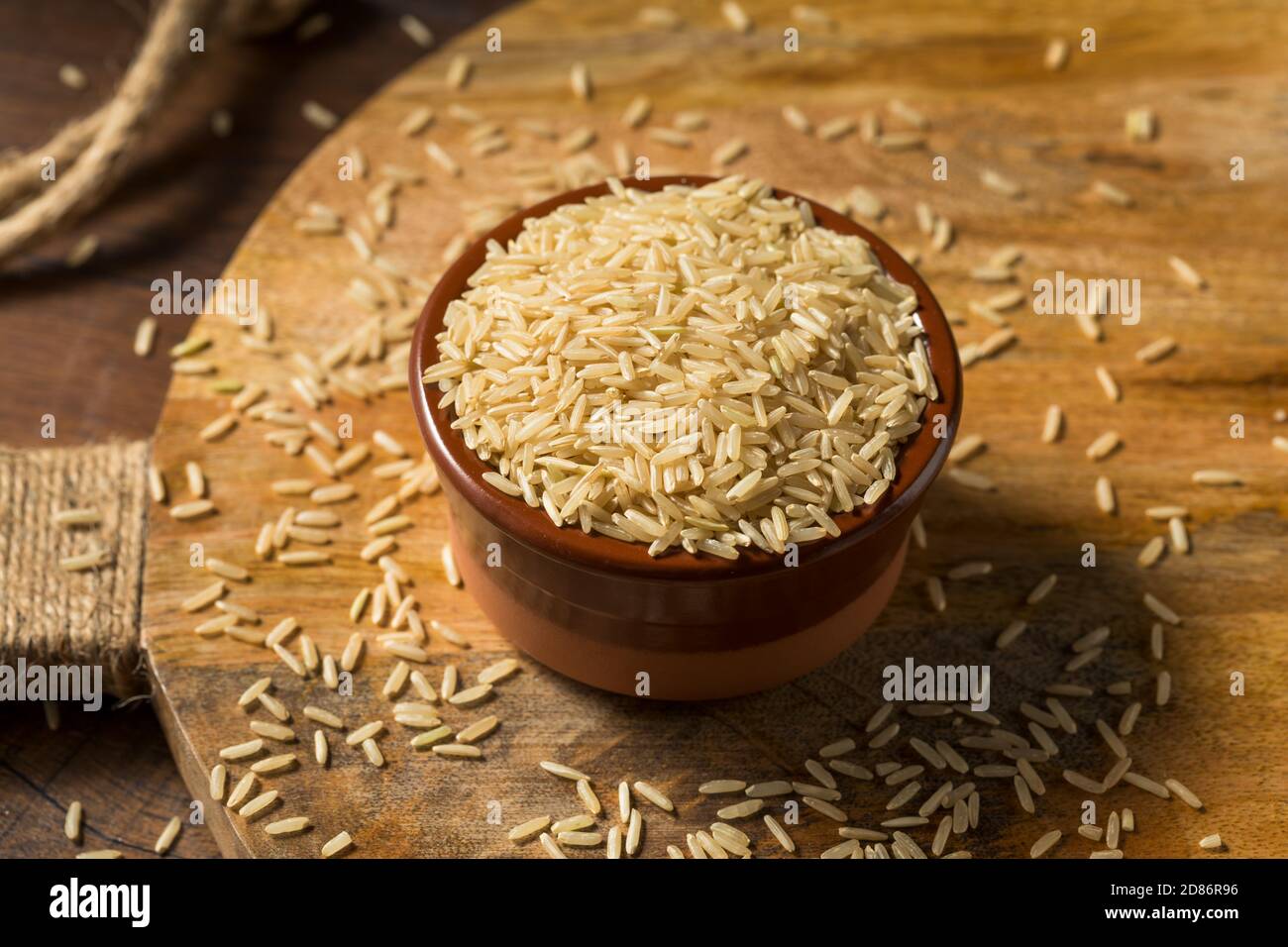 Dry Rice Images Dry Organic Brown Rice in a Bowl Stock Photo - Alamy