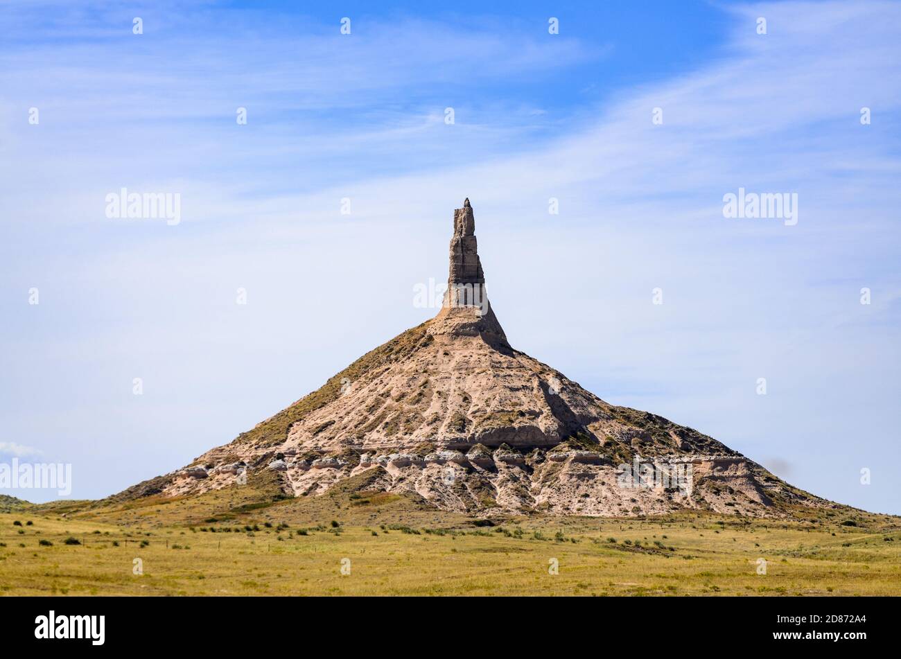 Chimney Rock National Historic Site Stock Photo Alamy