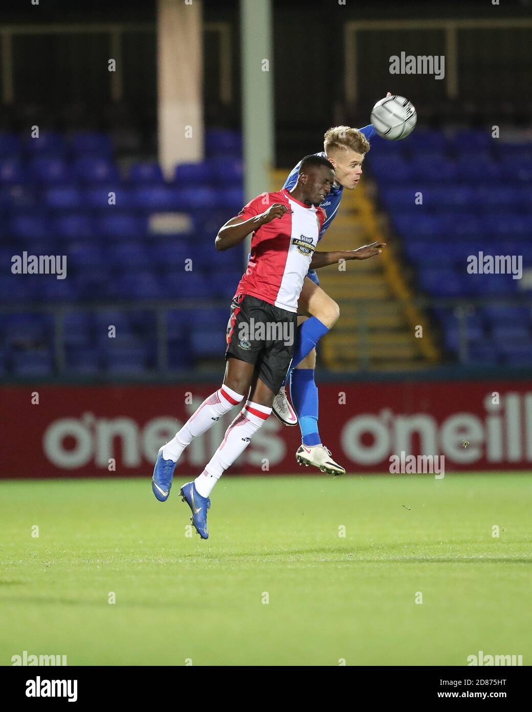 Hartlepool United's Mani Dieseruvwe during the Vanarama National League  match between Altrincham and Hartlepool United at Moss Lane, Altrincham on  Tuesday 19th September 2023. (Photo: Scott Llewellyn