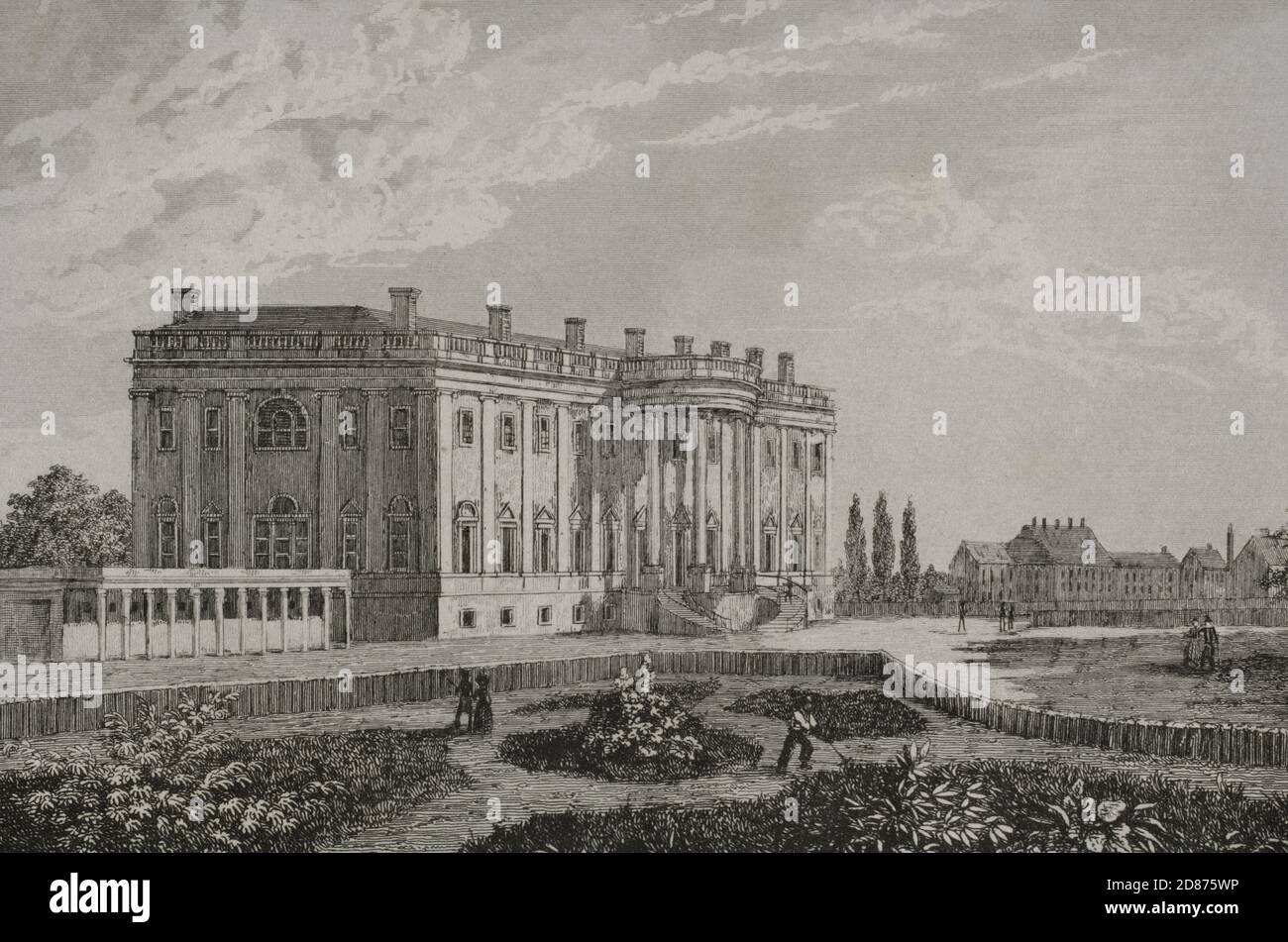 The white house 1800 hi-res stock photography and images - Alamy