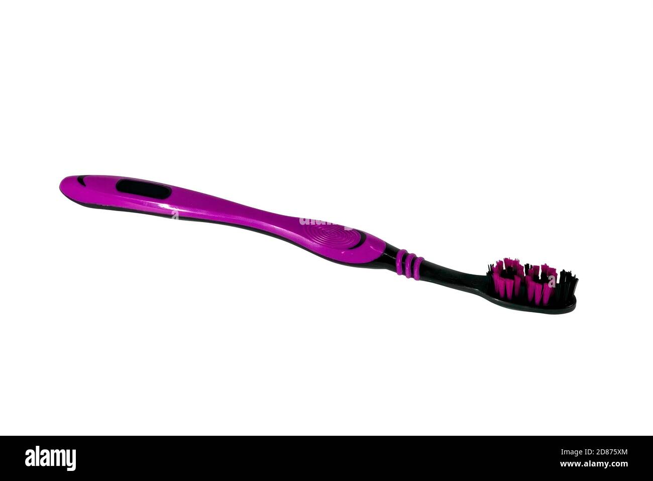 Toothbrush isolate on a white background close-up. Stock Photo
