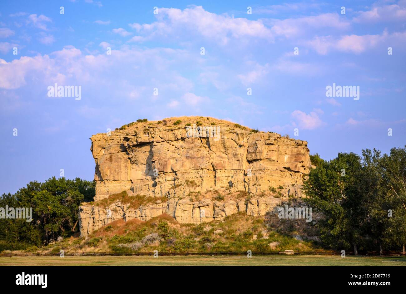 Pompeys Pillar National Monument Stock Photo Alamy