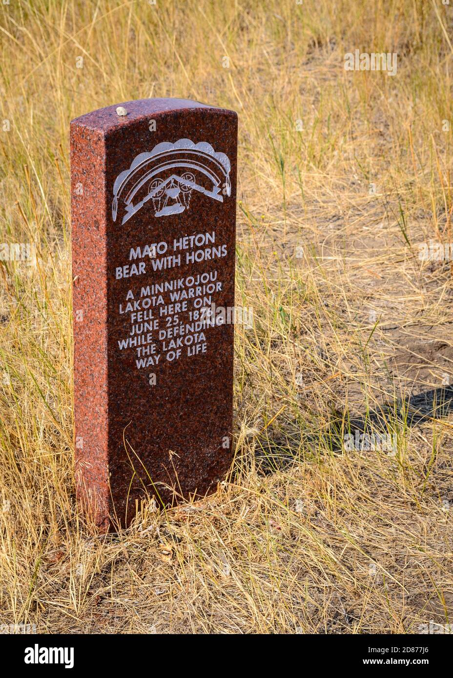 Little Bighorn Battlefield National Monument Stock Photo Alamy