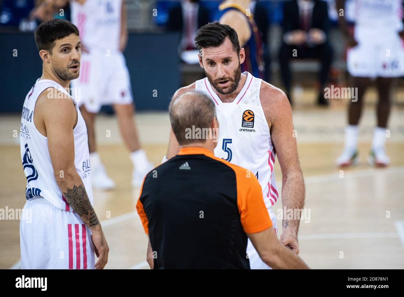 Rudy Fernandez of Real Madrid during the Turkish Airlines EuroLeague basketball  match between Fc Barcelona and Real Madrid on October 23, 2020 at Pa C  Stock Photo - Alamy