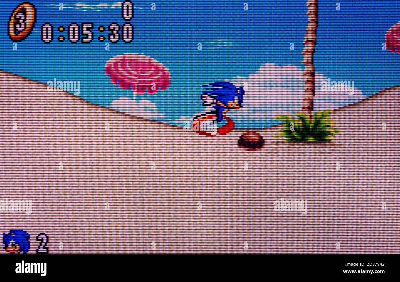 Sonic Advance - Nintendo Game Boy Advance Videogame - Editorial use only  Stock Photo - Alamy