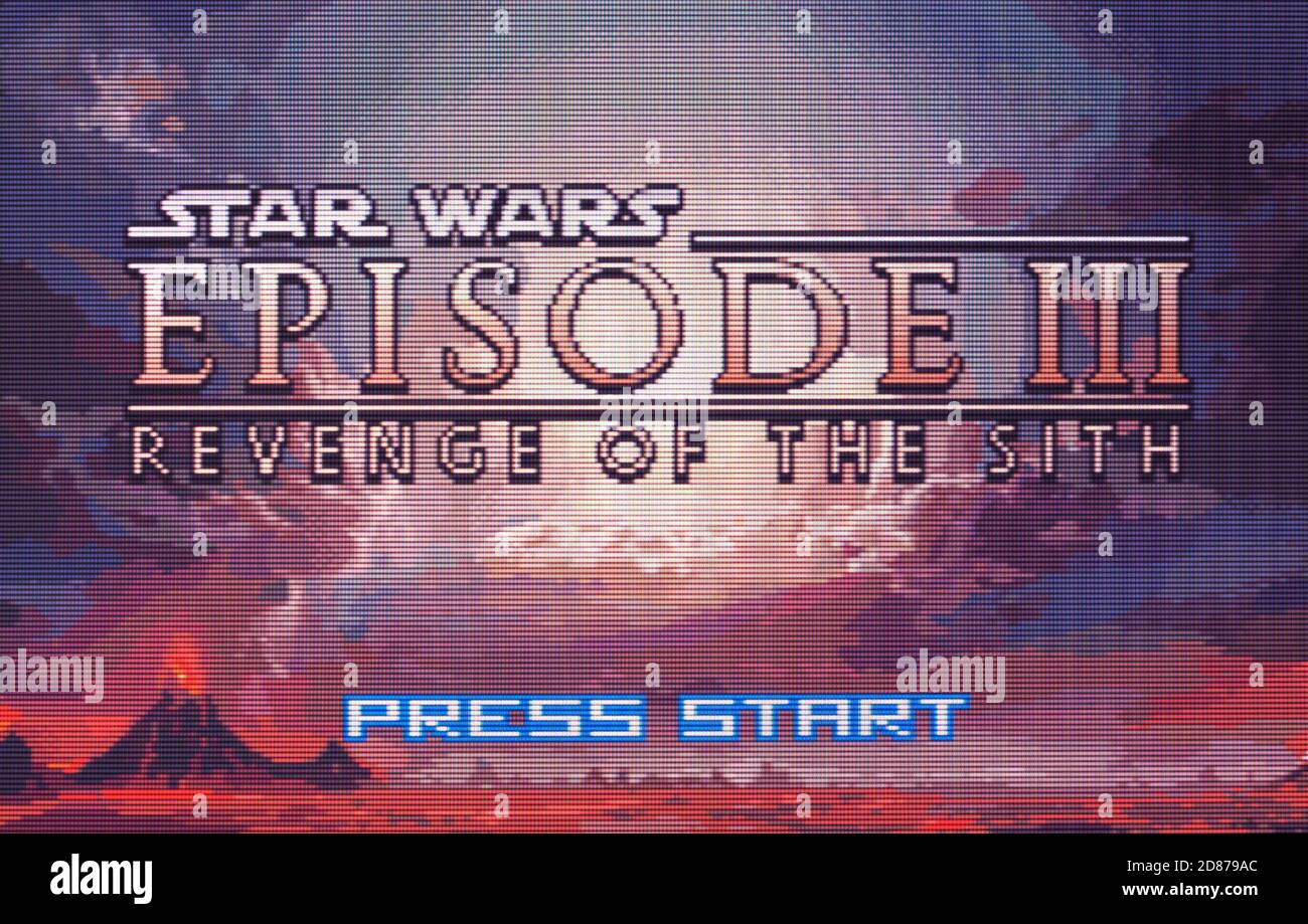 Star Wars Episode III - Revenge of the Sith - Nintendo Game Boy Advance Videogame - Editorial use only Stock Photo