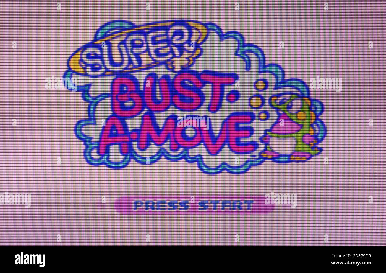 Super Bust-A-Move - Nintendo Game Boy Advance Videogame - Editorial use ...