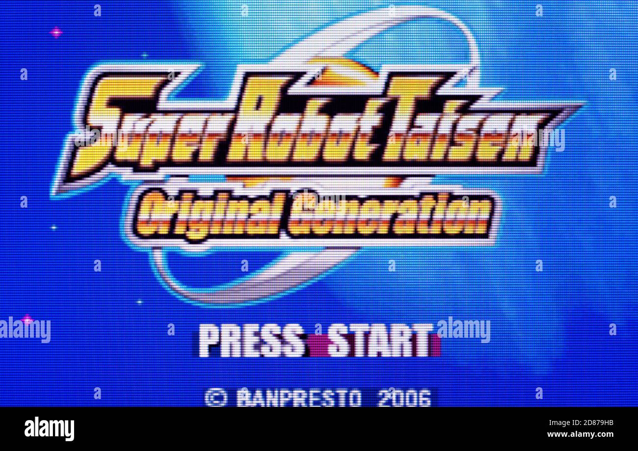 Super Robot Taisen - Original Generation - Nintendo Game Boy Advance ...