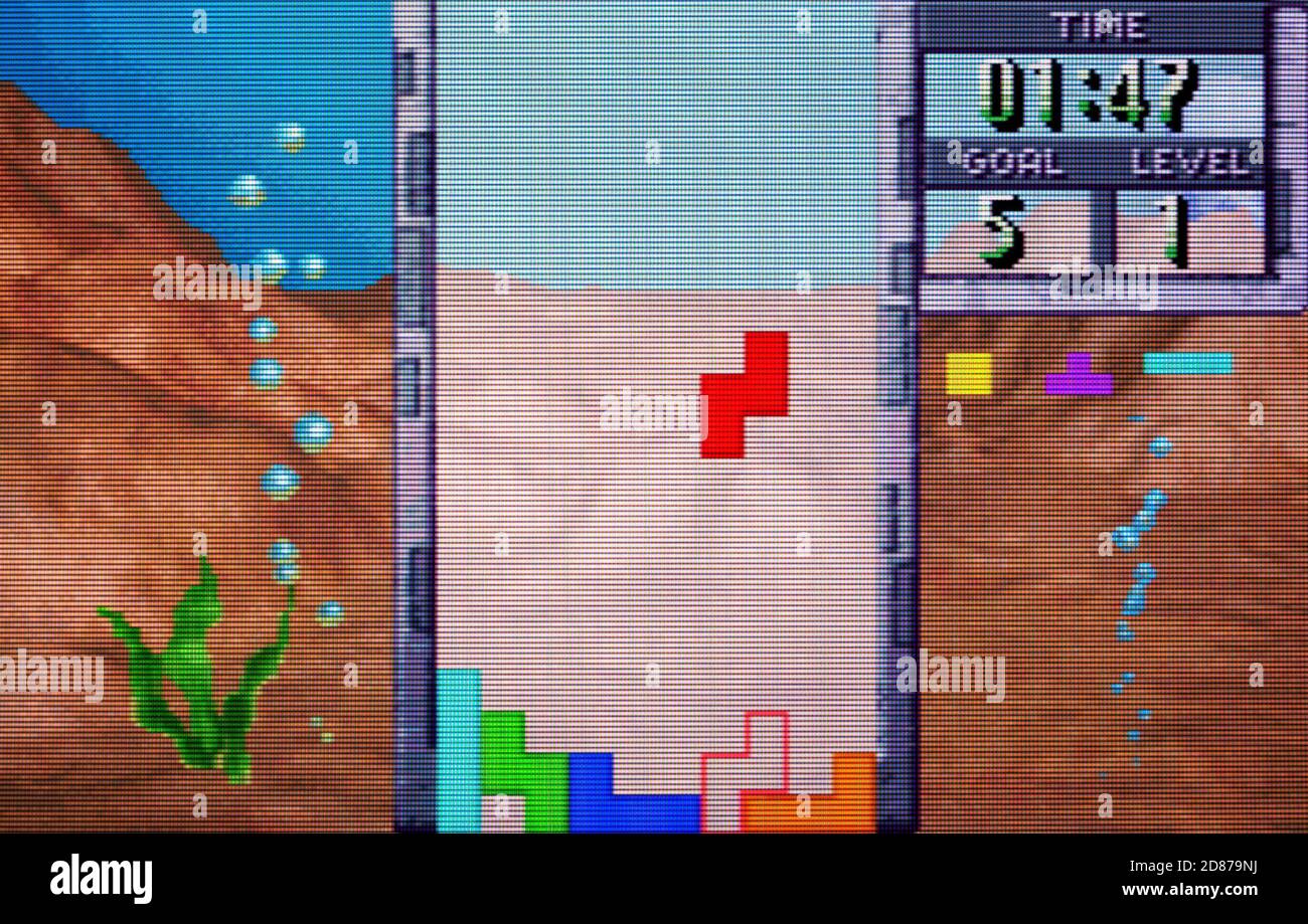 Tetris Worlds - Nintendo Game Boy Advance Videogame - Editorial use only  Stock Photo - Alamy