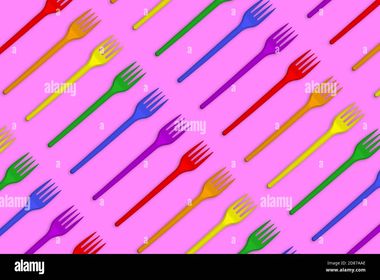 Plastic forks hi-res stock photography and images - Alamy