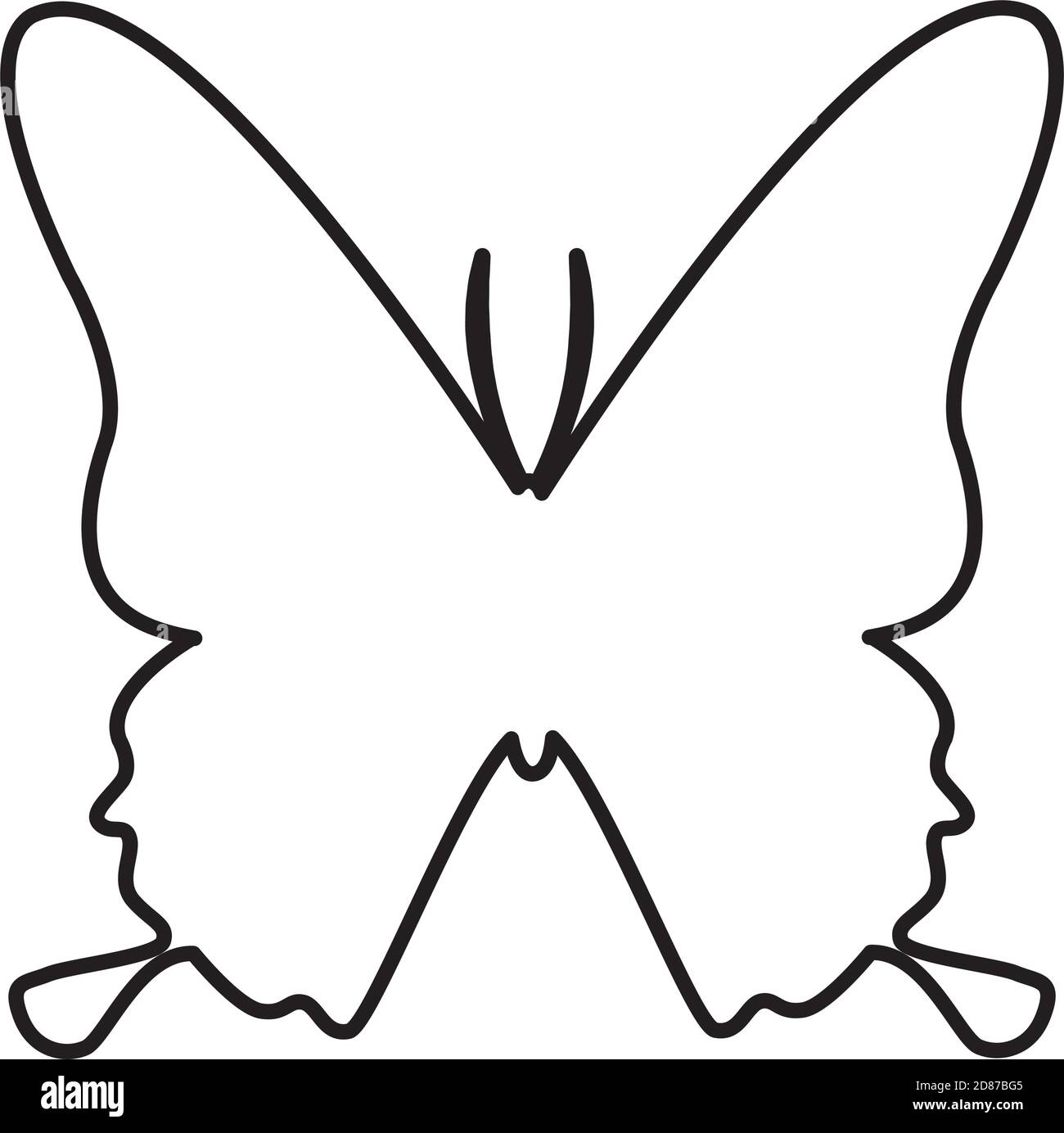 pink butterfly flying insect silhouette vector illustration design stock vector image art alamy