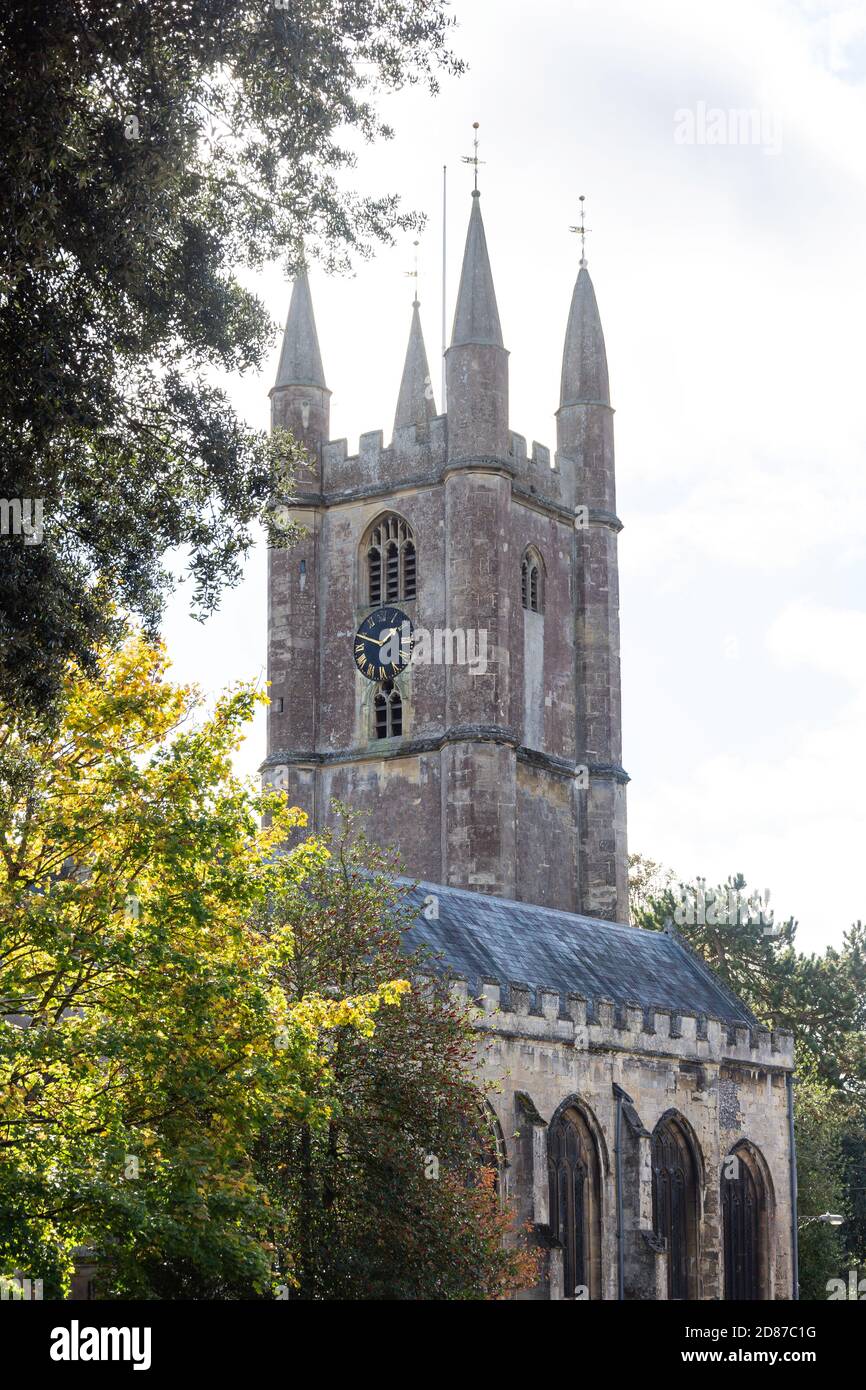 St Peter's Church, High Street, Marlborough, Wiltshire, England, United Kingdom Stock Photo