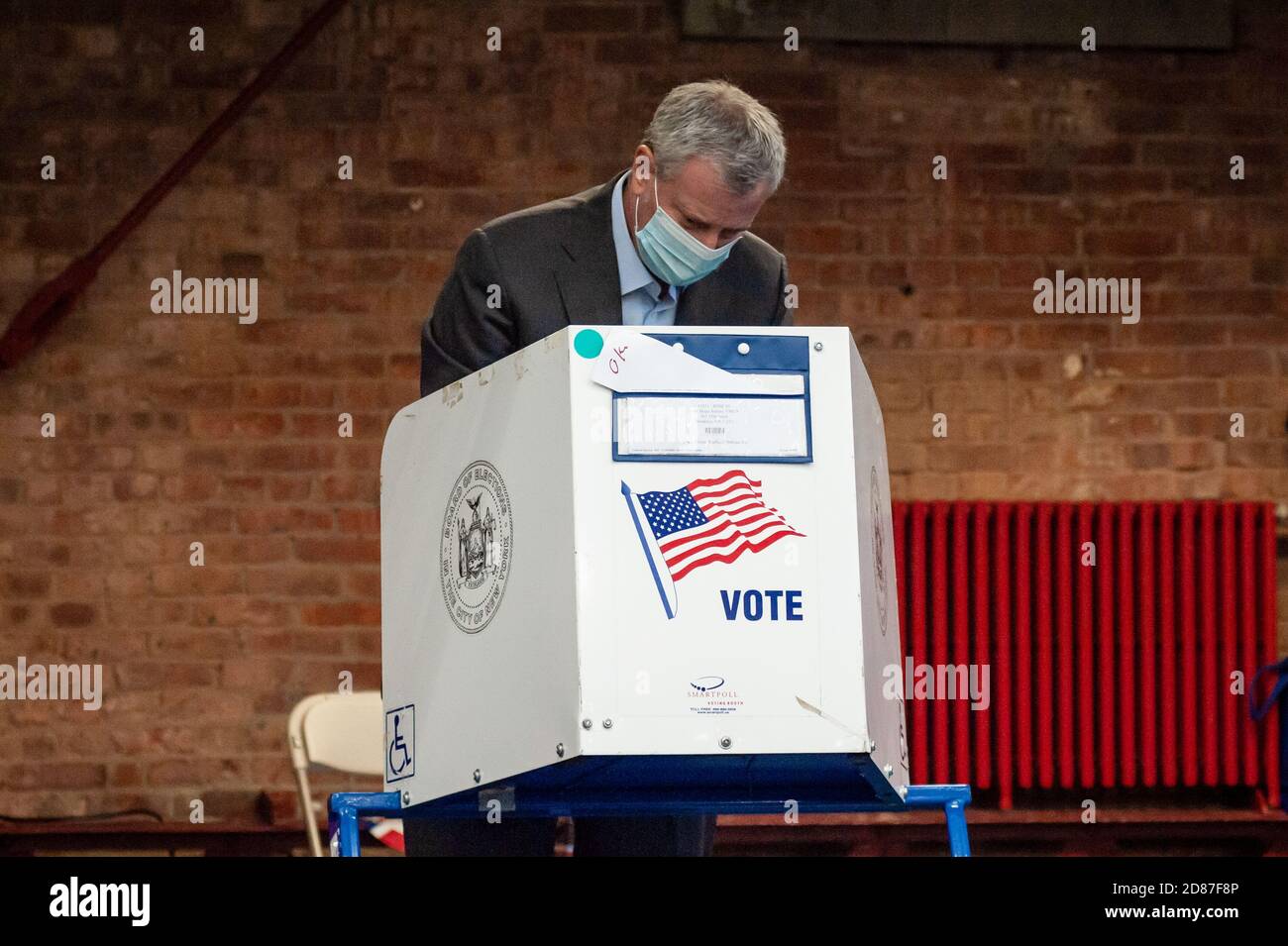 Standing In Line To Vote High Resolution Stock Photography and Images