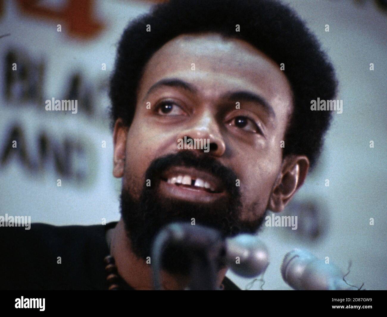 NATIONTIME, writer and activist Amiri Baraka, co-founder of the National Black Political Convention of 1972 in Gary, Indiana, 2020. © Kino Lorber / Courtesy Everett Collection Stock Photo