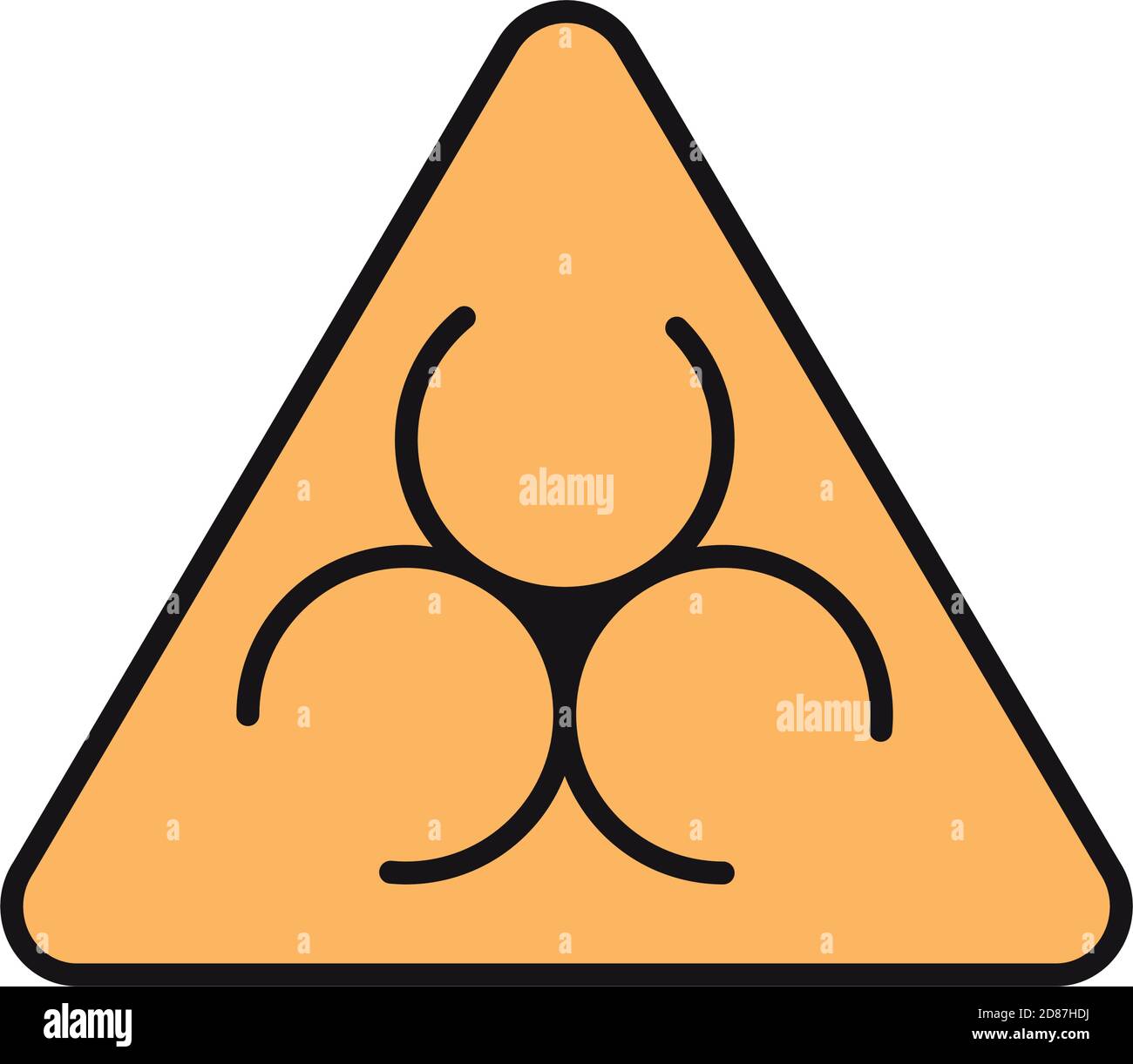 virus protection biohazard pathogen infectious vector illustration line ...
