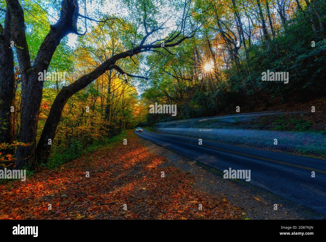 Great Smoky Mountains National Parkway Stock Photo Alamy