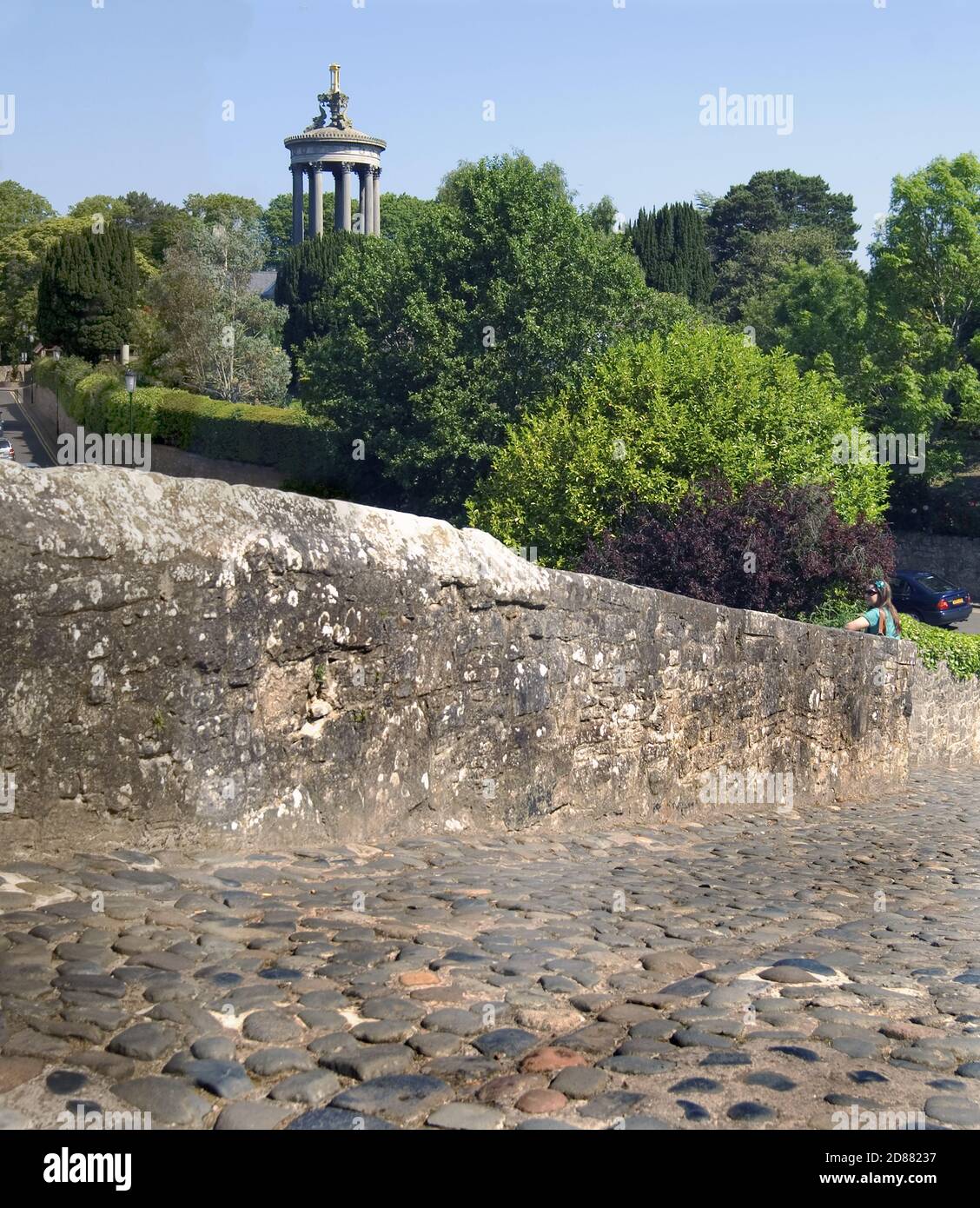 Scotland. Alloway village.Ayrshire. The home of Robbie Burns.Poet extraordinare. The Auld Brig o