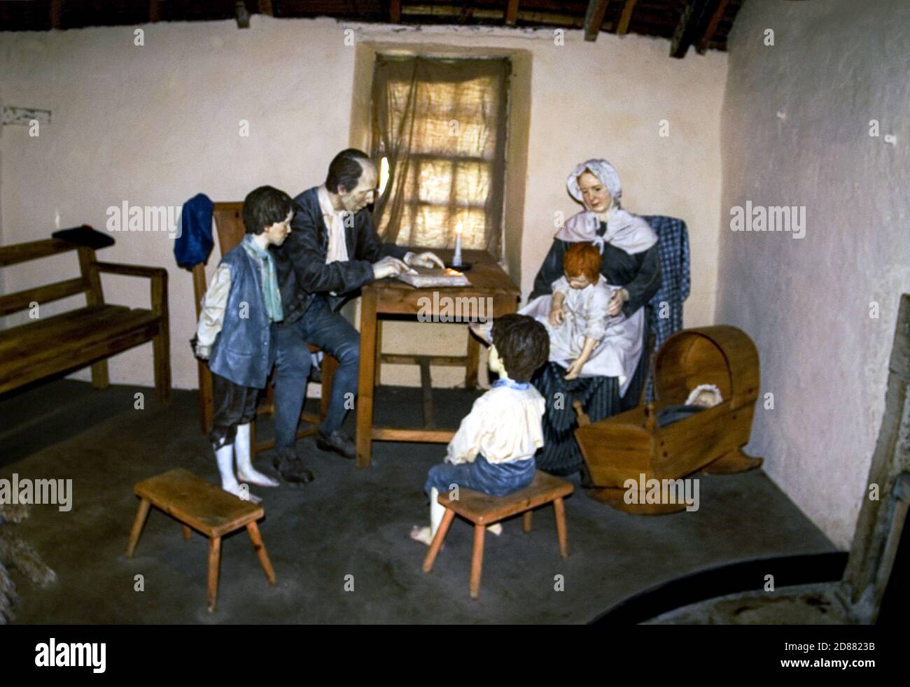 Scotland.Alloway village.Ayrshire. Robbie Burns.Birthplace in 1759